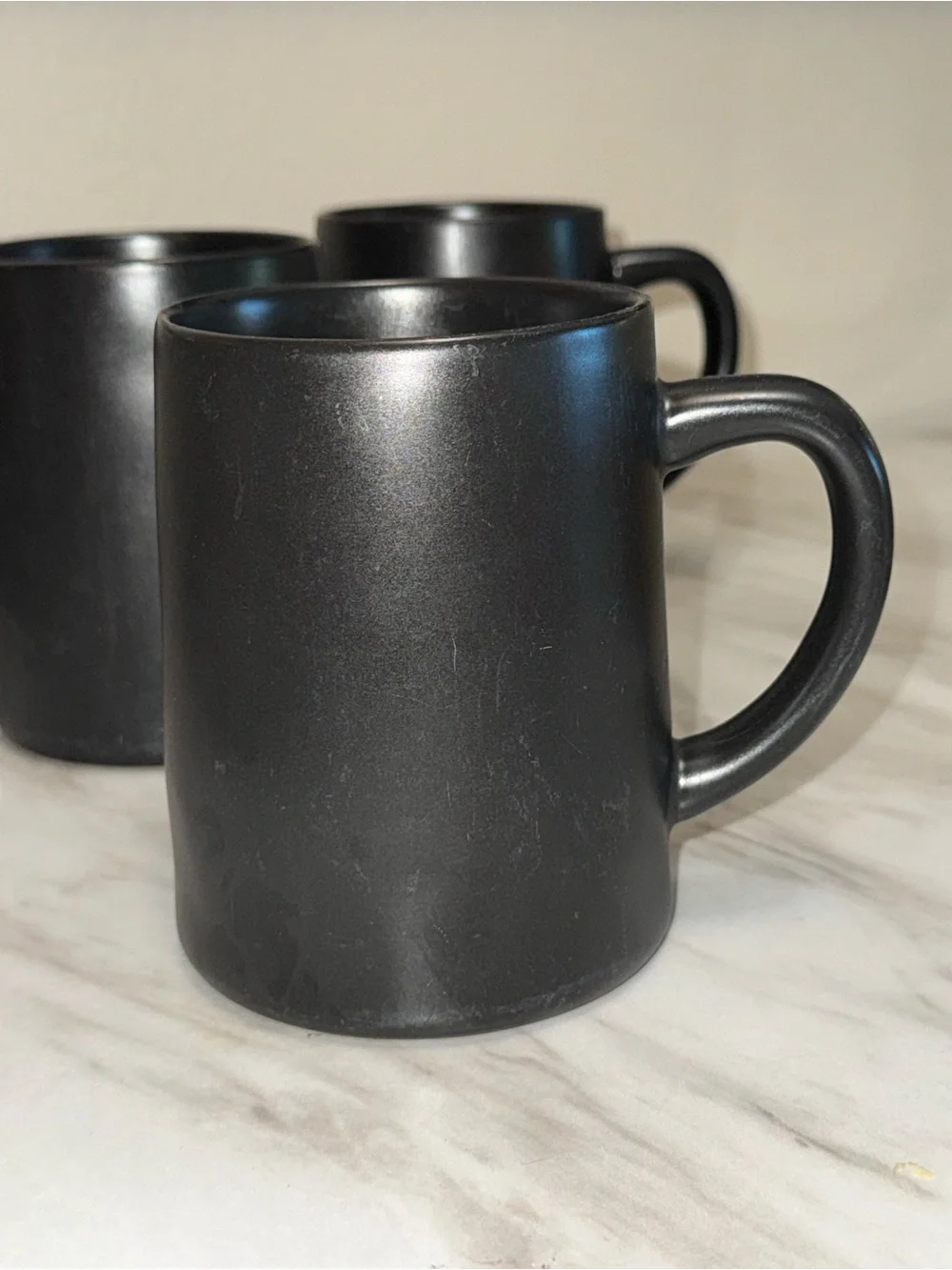 Hearth & Hand with Magnolia Black Stoneware Coffee Mug Set 3pc 12 oz